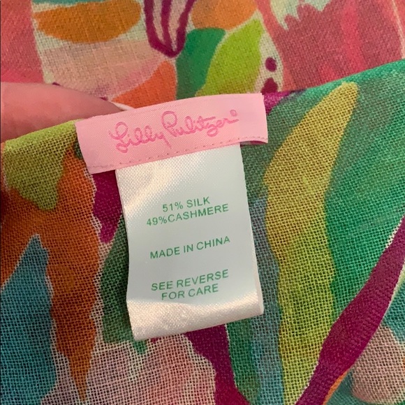 Lilly Pulitzer Lulu print scarf - Picture 4 of 4